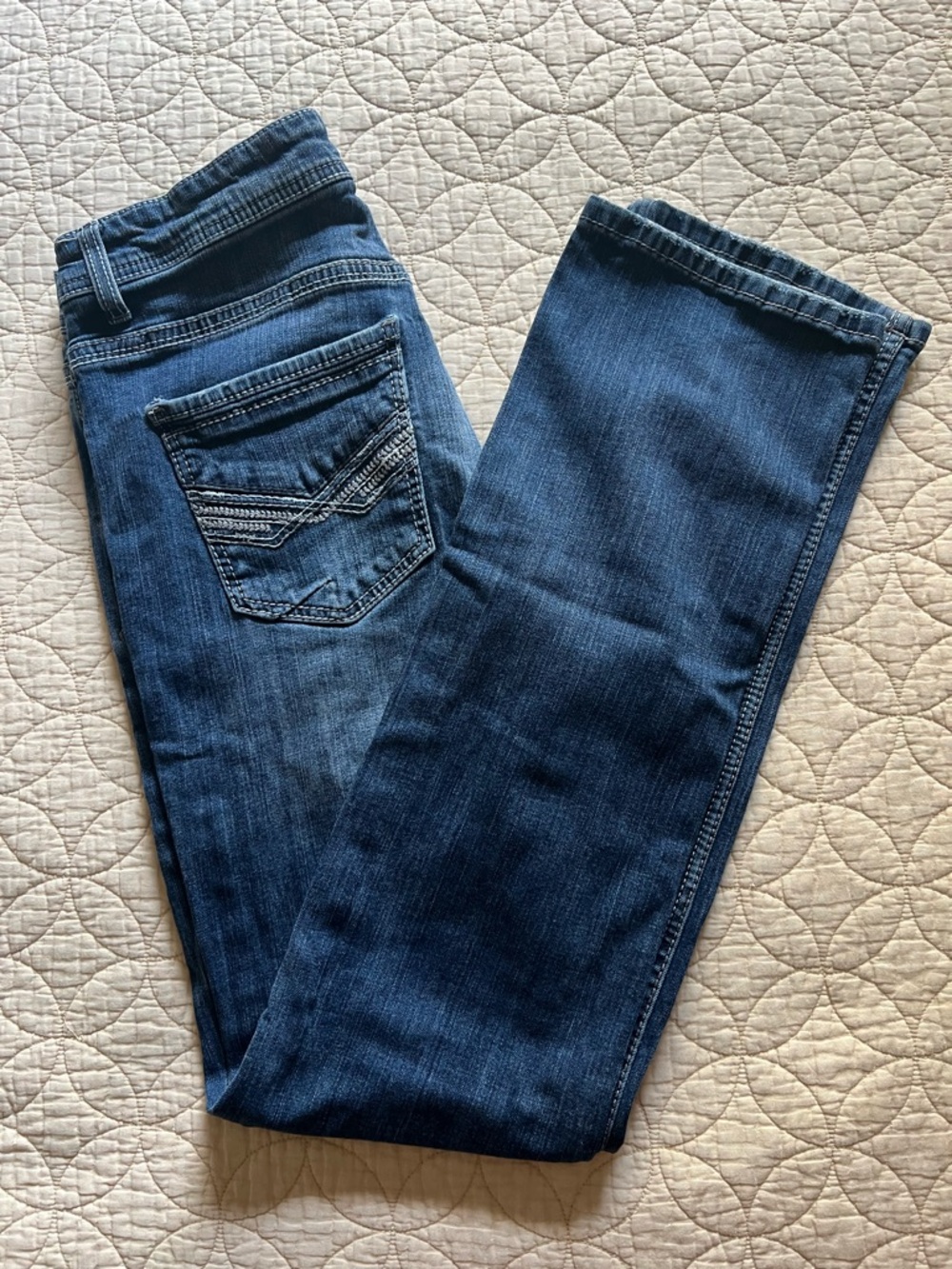 BKE Men’s Classic Dark Blue Denim Jeans Sz 33X36